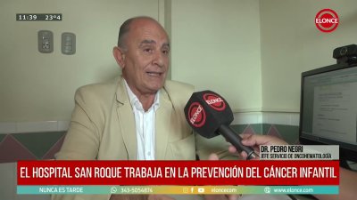 El hospital San Roque trabaja en la prevenci&oacute;n del c&aacute;ncer infantil